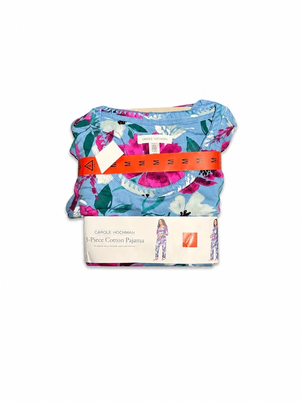 Floral Blue & Magenta Women's Pajama Set
